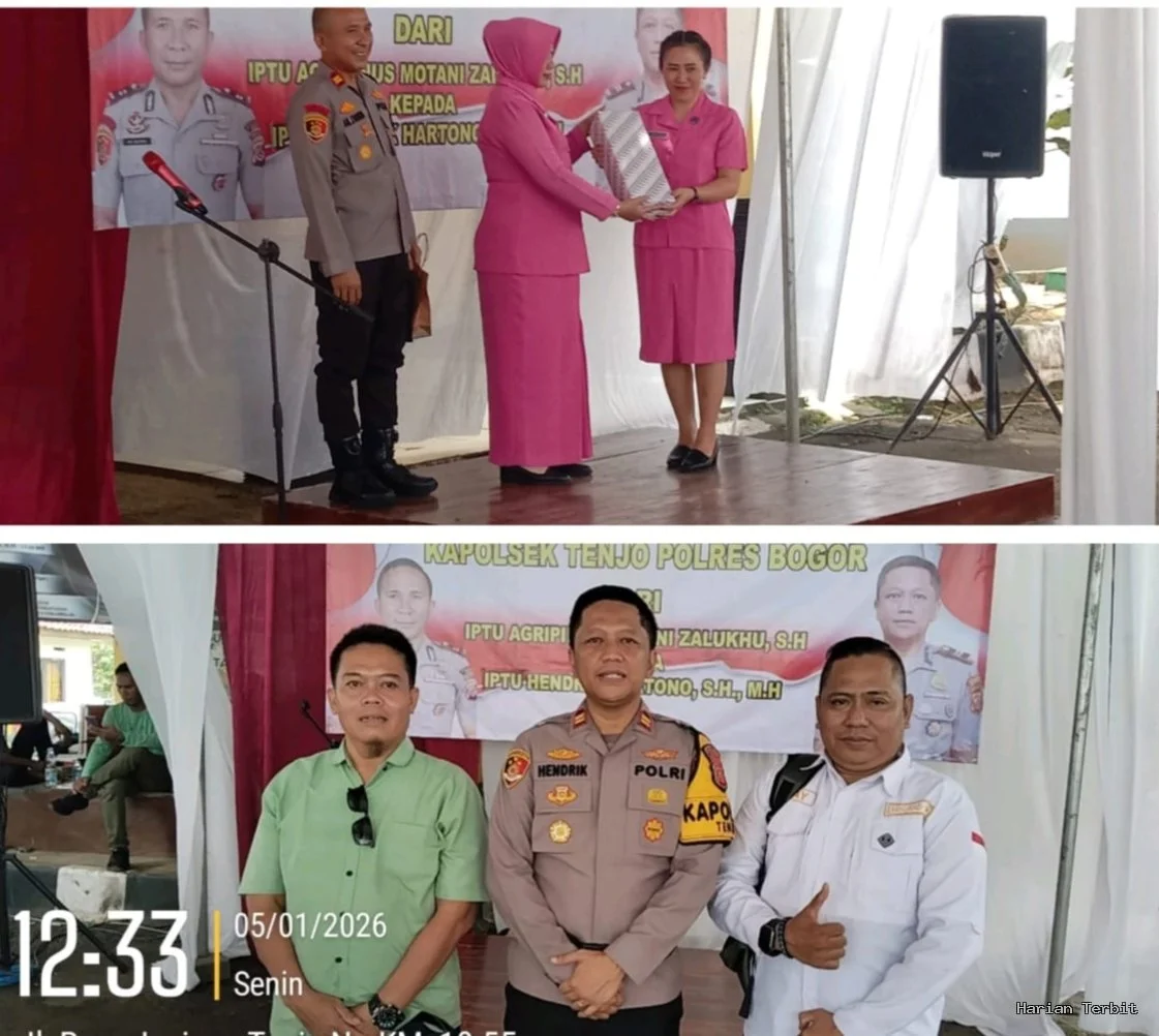 Serah Terima Jabatan Kapolsek Tenjo Berlangsung Khidmat