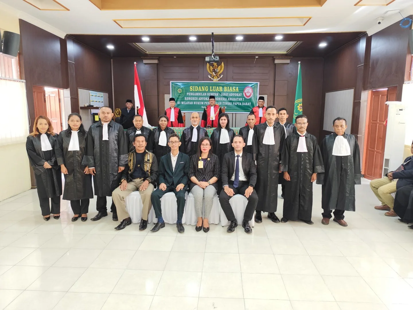 12 Advokat Kai Papua Barat Daya Disumpah, Kpt Berpesan Jaga Kode Etik