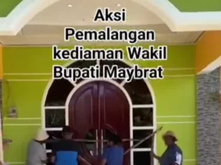 Diduga Faktor Politik, Rumah Wabup Maybrat Ferinando Salosa Dipalang Warga