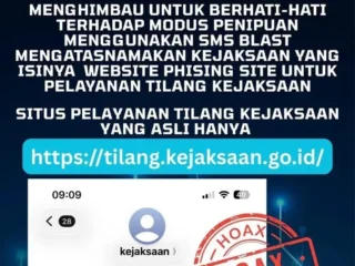 Modus Penipuan Catut Nama Pejabat Kejaksaan Negeri Hst, Ini Peringatan Dari Kejari_Hst