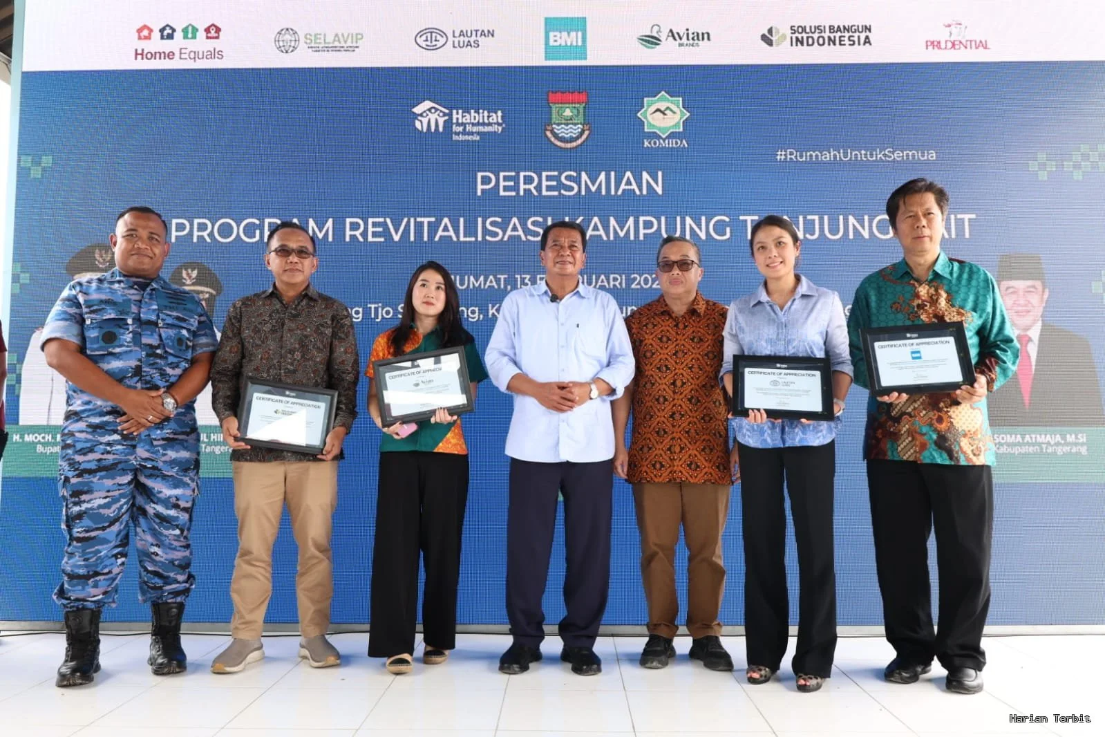 Bupati Tangerang Resmikan 110 Rumah Nelayan Di Tanjung Kait