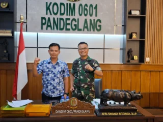 Dandim 0601 Pandeglang Buka Akses Informasi, Media Diajak Bersinergi