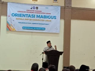 Pramuka Jadi Penguat Karakter, Wabup Lebak Beri Arahan Kepsek