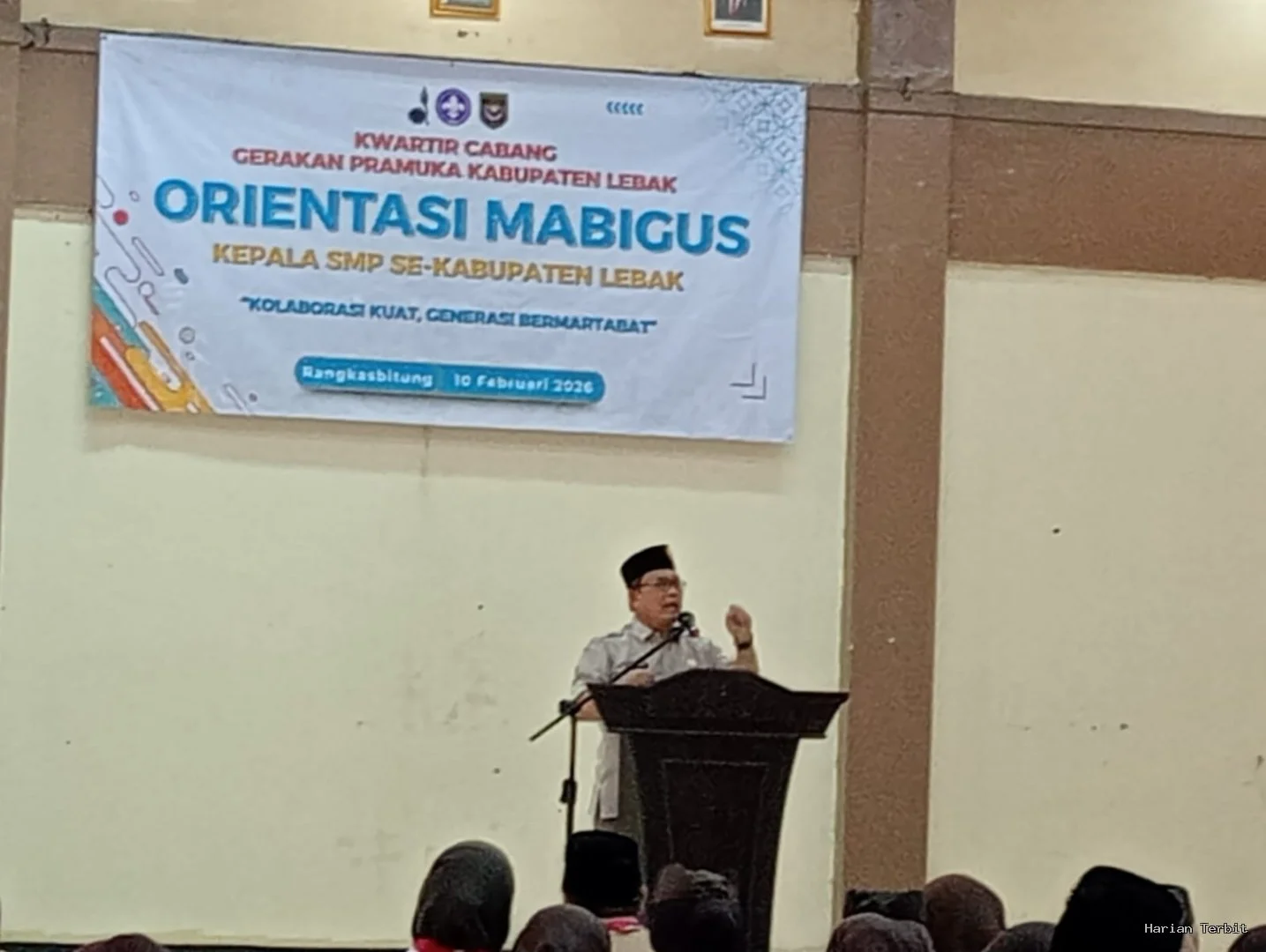 Pramuka Jadi Penguat Karakter, Wabup Lebak Beri Arahan Kepsek