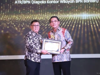 Kakanwil Bpn Banten Raih Golden Leader 2026 Di Hut Ke-6 Jmsi