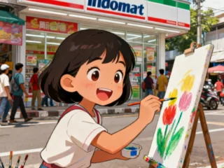 Agis Dan Lukisannya: Karya Yang Berbicara Di Tengah Keterbatasan