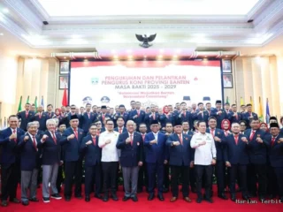 Ketua Dprd Kota Serang Dorong Pembinaan Atlet Berkelanjutan Di Pelantikan Koni Banten