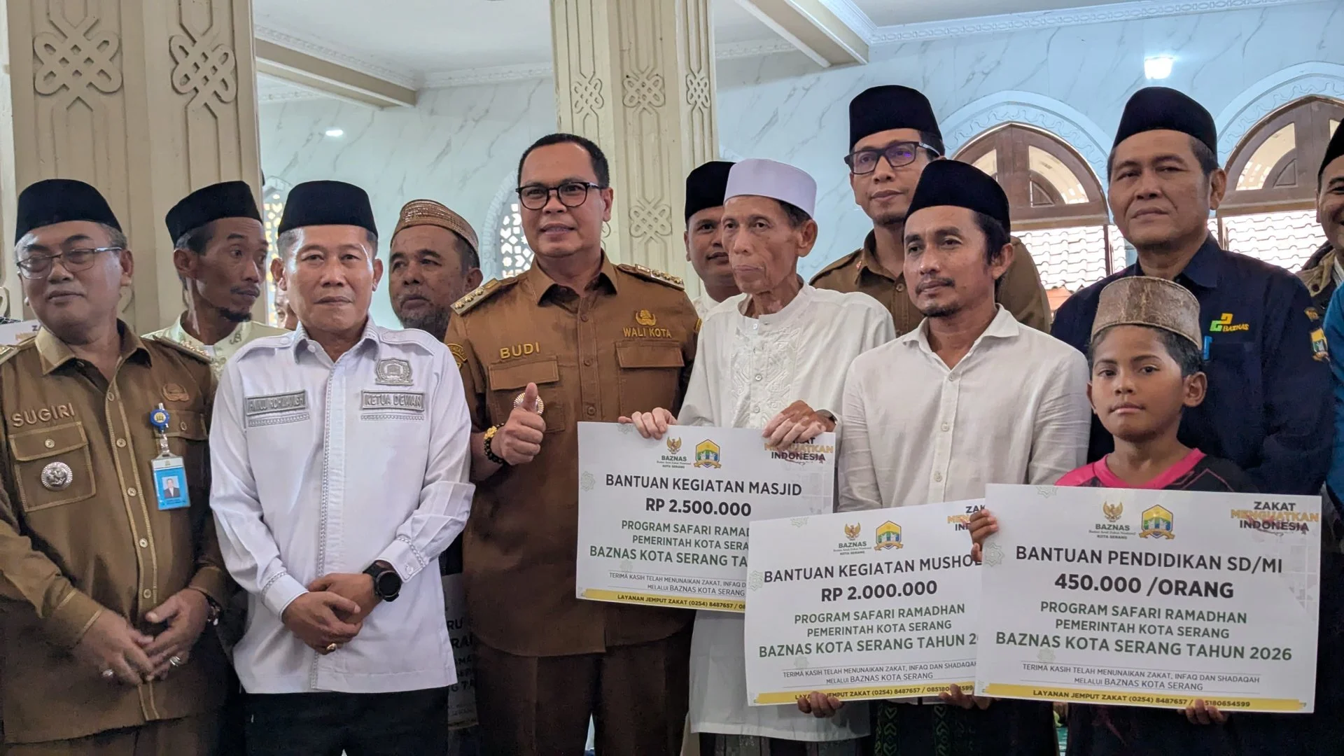 Safari Ramadhan Pemkot Serang Salurkan Bantuan Tepat Sasaran
