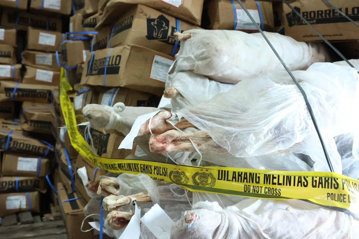 Jual Daging Domba Kedaluwarsa Di Tangerang, Empat Orang Dijerat Polisi