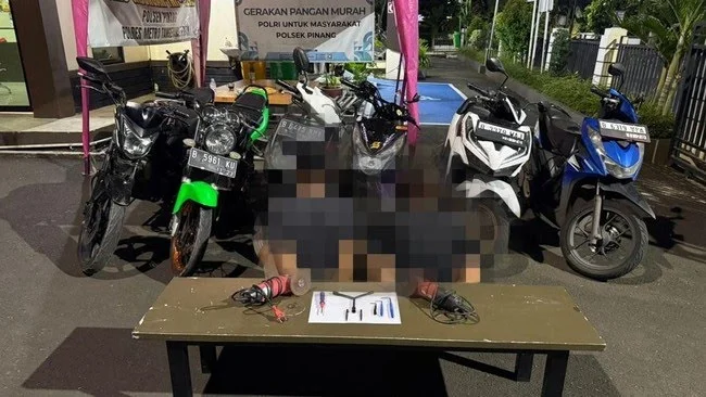 Buruh Harian Ditangkap Polisi Usai Curi Motor Di Panunggangan Utara
