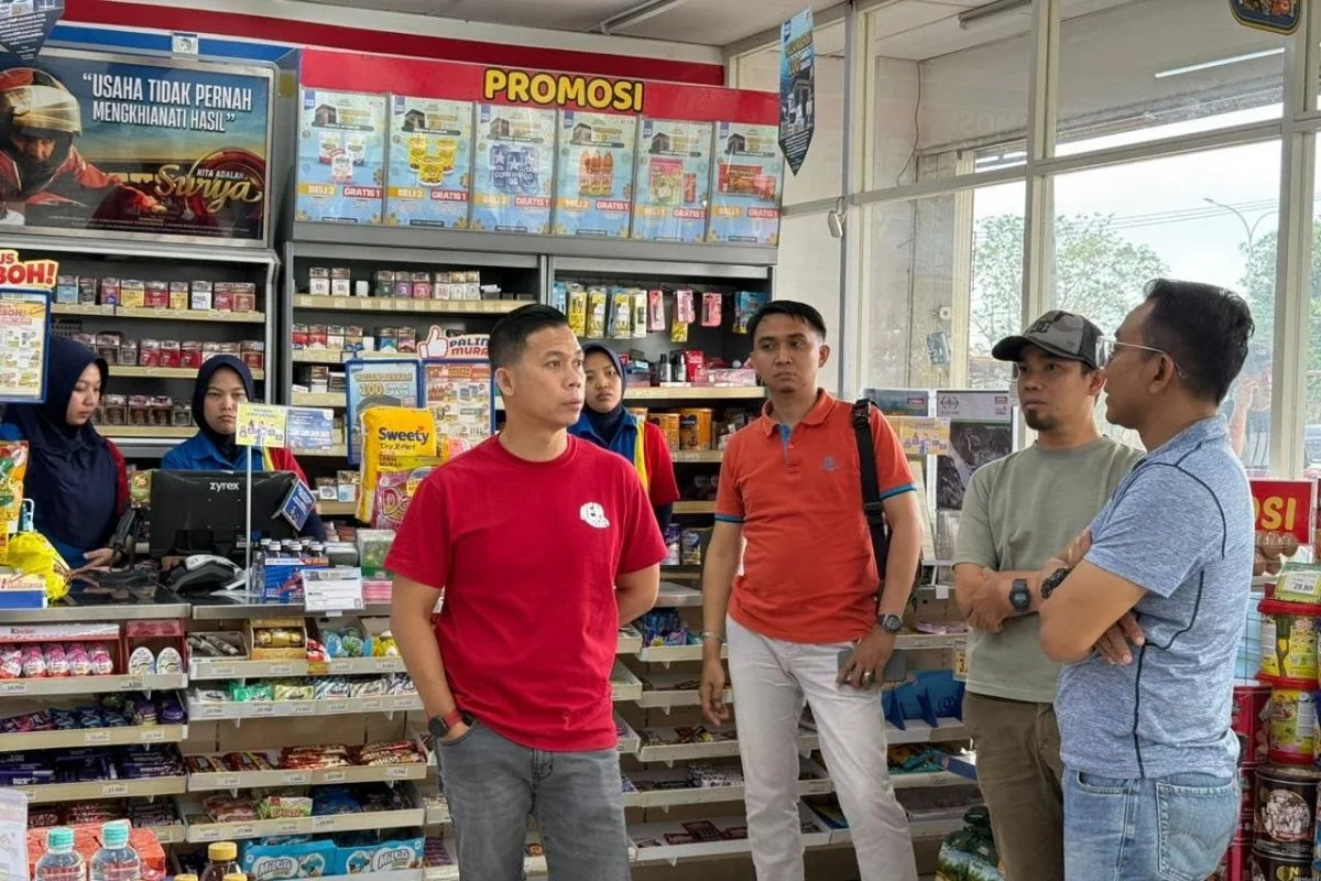 Dua Pelaku Todong Kasir, Uang Rp16 Juta Raib Dari Indomaret Palembang