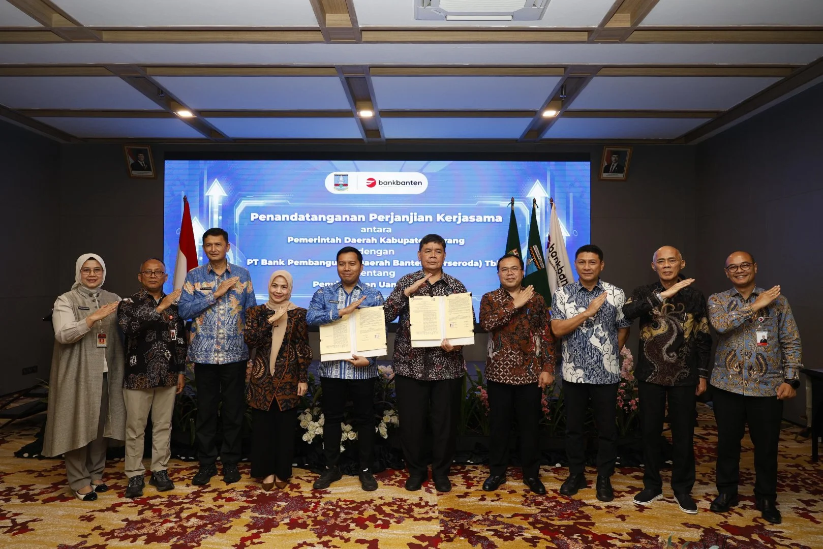 Tren Kinerja Positif, Bank Banten Kelola Rkud Pemkab Serang