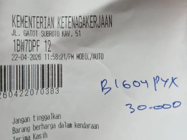 Fasilitas Publik Rasa Mall: Tarif Parkir Gedung Kemenaker Ri Menuai Protes Keras