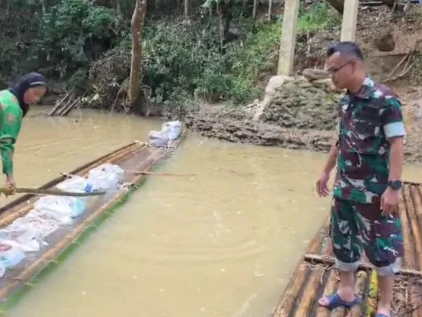 Dandim Pandeglang Tinjau Langsung, Jembatan Ini Akan Mempermudah Akses Dan Ekonomi