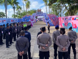 Pengamanan Avc Beach Volleyball Tour Raja Ampat Berjalan Aman Dan Kondusif