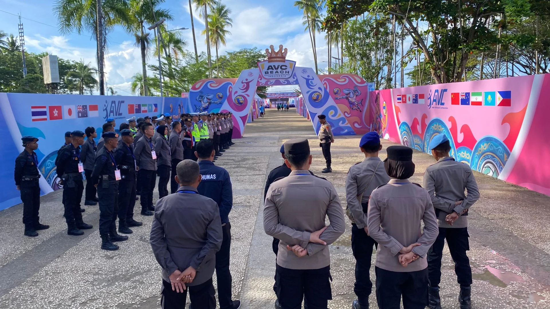 Pengamanan Avc Beach Volleyball Tour Raja Ampat Berjalan Aman Dan Kondusif