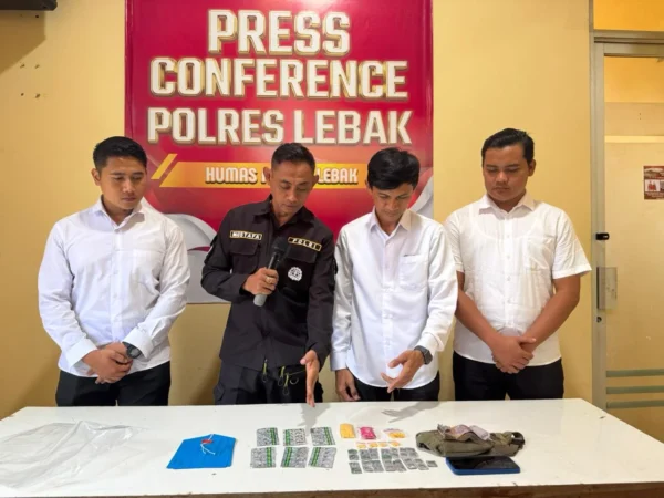 Sat Resnarkoba Polres Lebak Bongkar Jaringan Obat Terlarang, Dua Pelaku Dibekuk