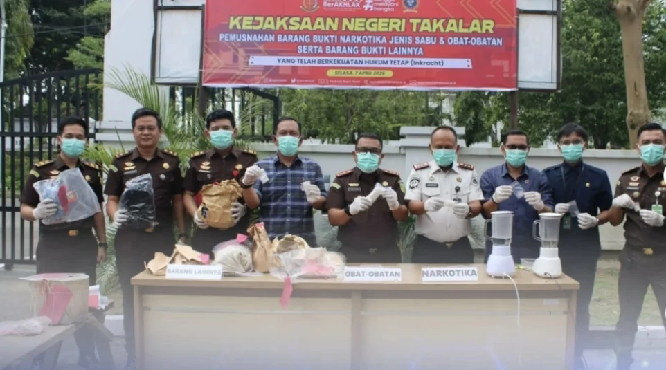 Cegah Penyalahgunaan, Barang Bukti Narkoba Hingga Pidana Umum Dimusnahkan