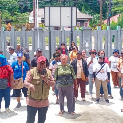 Masyarakat Adat Papua Aksi Damai Desak Kns Periksa Dugaan Penyelewengan Dana Otsus