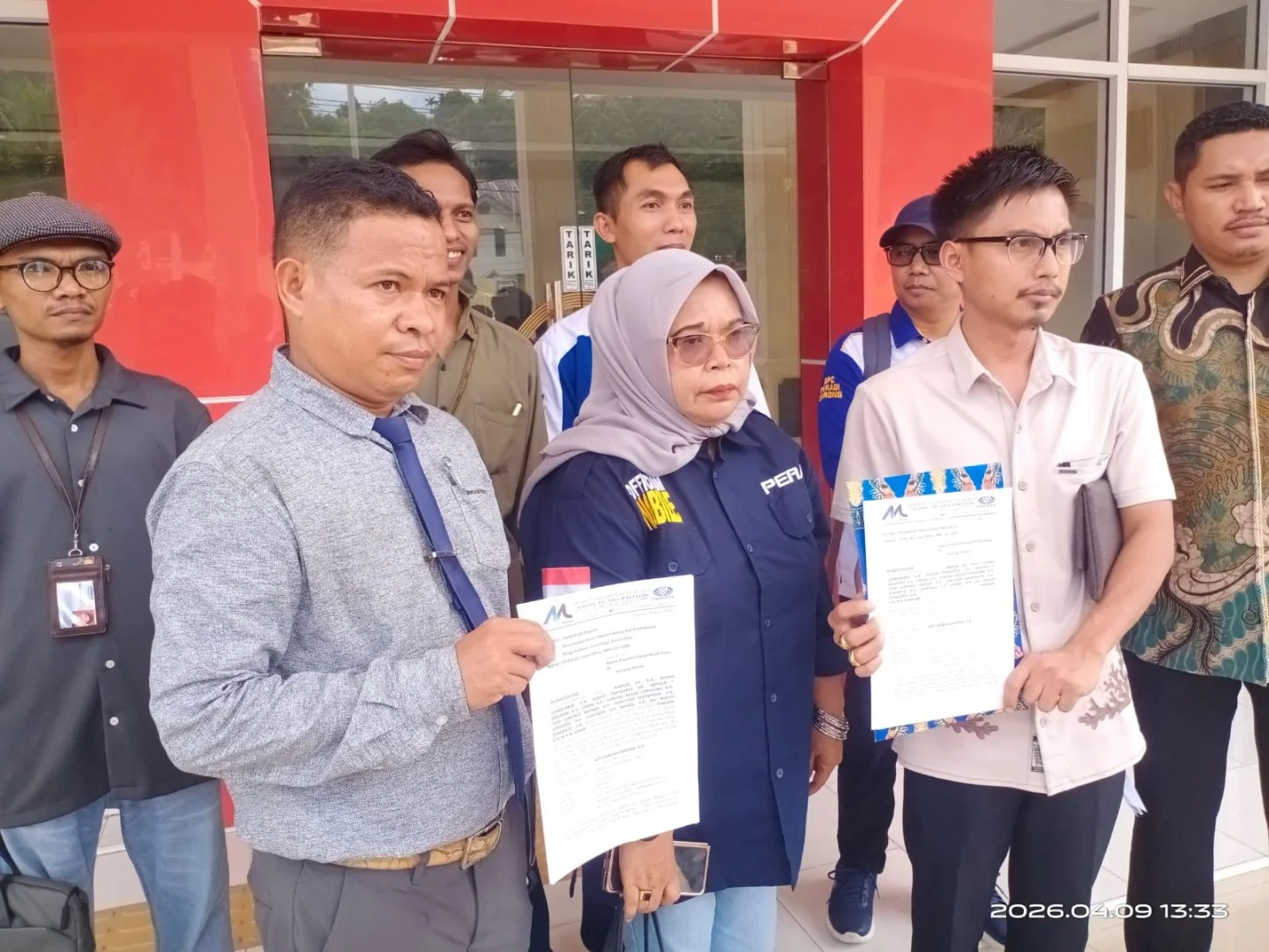 Peradi Sorong Laporkan Dugaan Persekusi Ke Polda Papua Barat Daya