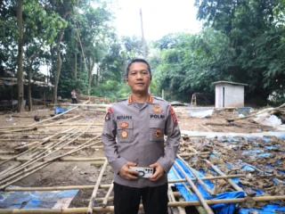 Polda Banten Bongkar Arena Sabung Ayam Di Walantaka, Lokasi Diratakan