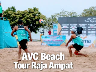 Aksi Sengit Di Pantai Wtc: Bintang/Sofyan Melaju Ke Perempat Final Avc Raja Ampat 2026