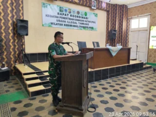 Sikat Habis, Sinergi Tegas Wujudkan Legalitas, Kodim 0601/Pandeglang Gelar Rakor Penertiban Tambang Ilegal