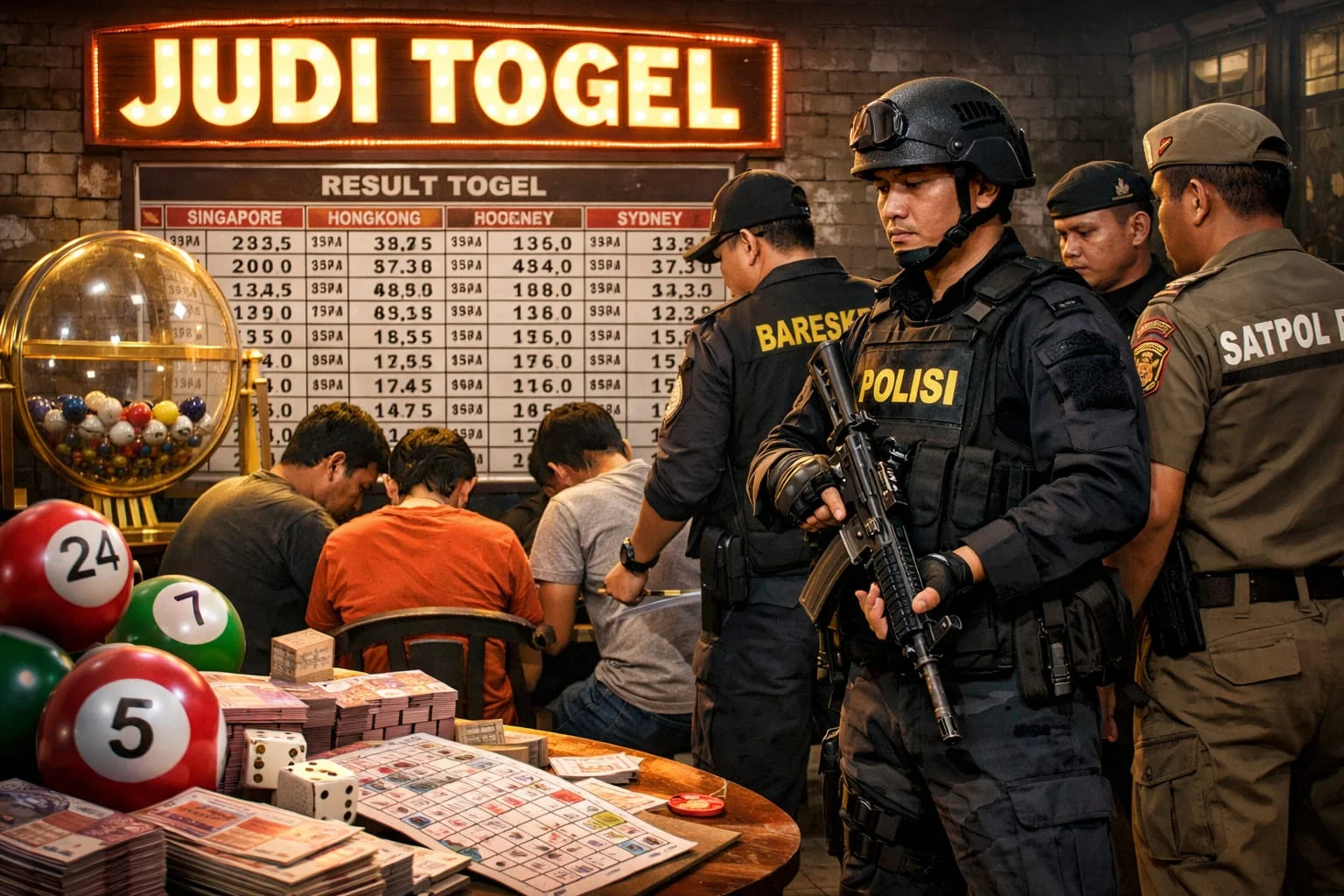 Risky Diduga Kendalikan Togel Di Supiori, Lsm Gempur Desak Polisi Segera Tangkap