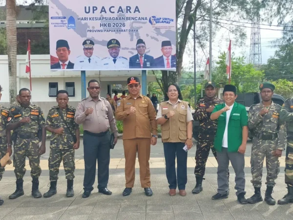 Banser Papua Barat Daya Tunjukkan Kepedulian Lewat Apel Siaga Bencana Dan Aksi Bersih Pantai