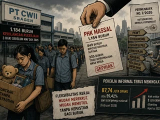 Ribuan Buruh Pt Cwii Sragen Terdampak Phk, Geberbumn Kritik Sistem Kerja Fleksibel