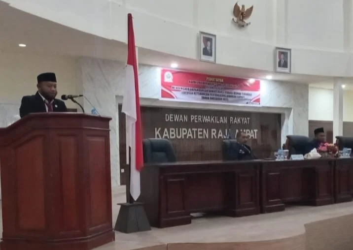 Fraksi Gerakan Indonesia Karya Sampaikan 20 Rekomendasi Strategis Dalam Paripurna Lkpj Bupati Raja Ampat 2025