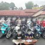 Tim Mangewang Polresta Sorong Kota Ringkus Dua Spesialis Curanmor Dan Curas, Sita 9 Motor Curian