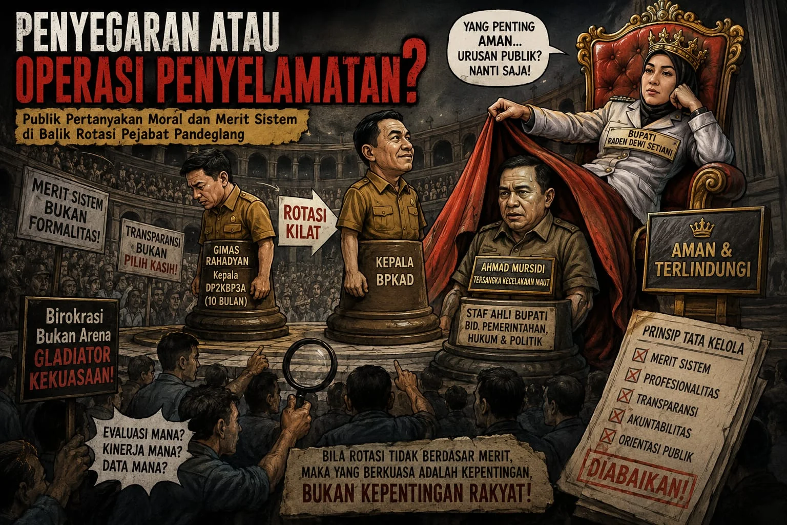 Penyegaran Atau Operasi Penyelamatan, Publik Pertanyakan Moral Sistem Di Balik Rotasi Pejabat Pandeglang