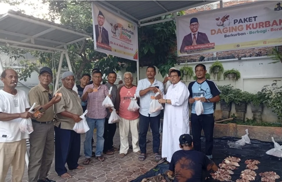 Nasir Djamil Bagikan Puluhan Hewan Kurban Ke Seluruh Penjuru Aceh Ii