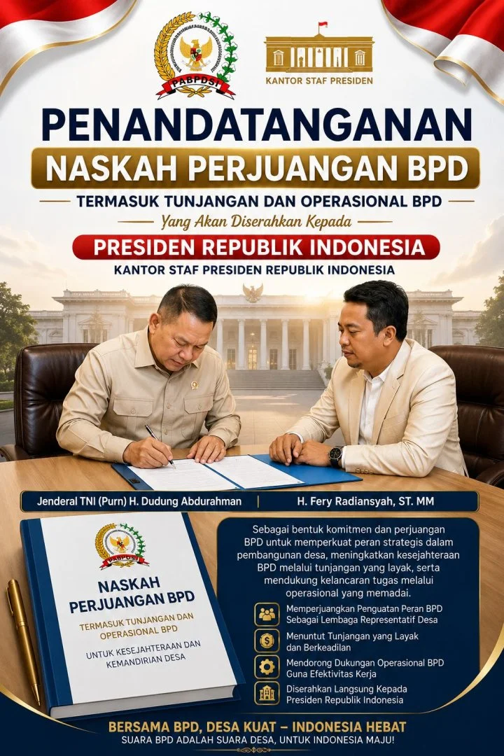 Ketika Desa Kuat Indonesia Hebat: Pabpdsi Bawa Aspirasi Jutaan Pengabdi Desa Ke Istana