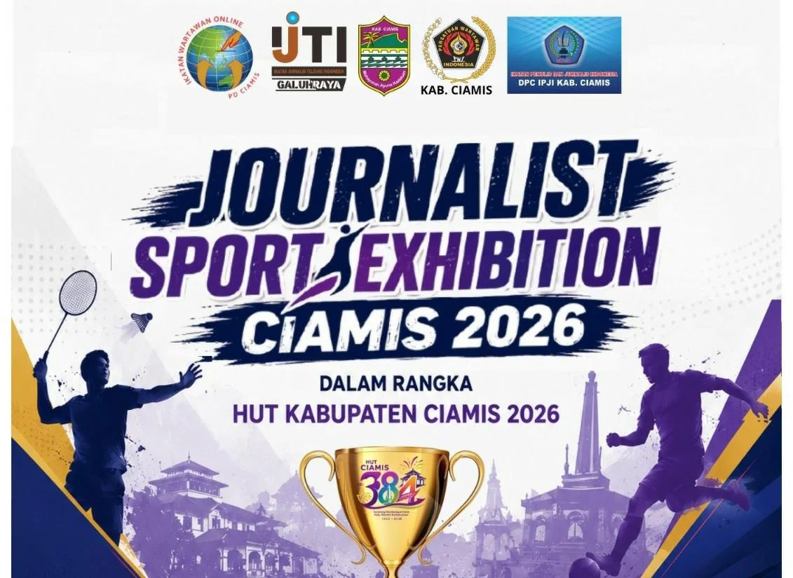 Empat Organisasi Pers Dukung Hut Ciamis Ke-384 Lewat Journalist Sport Exhibition 2026