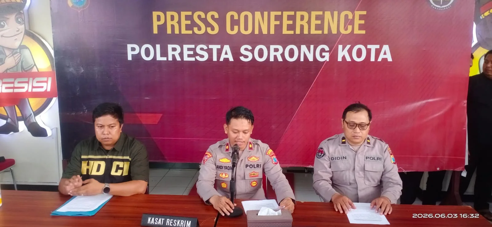 Dua Pelaku Penikaman Maxi Bless, Security Rylich Panorama Hotel, Terancam Pidana Seumur Hidup