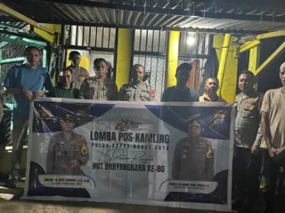 Sambut Hut Bhayangkara Ke-80, Polda Papua Barat Daya Gelar Penilaian Poskamling Di Sejumlah Wilayah