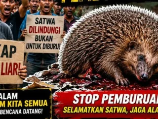 Warga Ciamis Marah, Seekor Landak Yang Dilindungi Diduga Mati Oleh Perburuan Liar