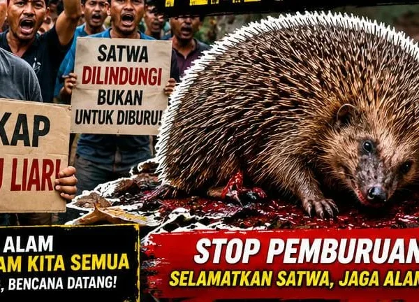 Warga Ciamis Marah, Seekor Landak Yang Dilindungi Diduga Mati Oleh Perburuan Liar