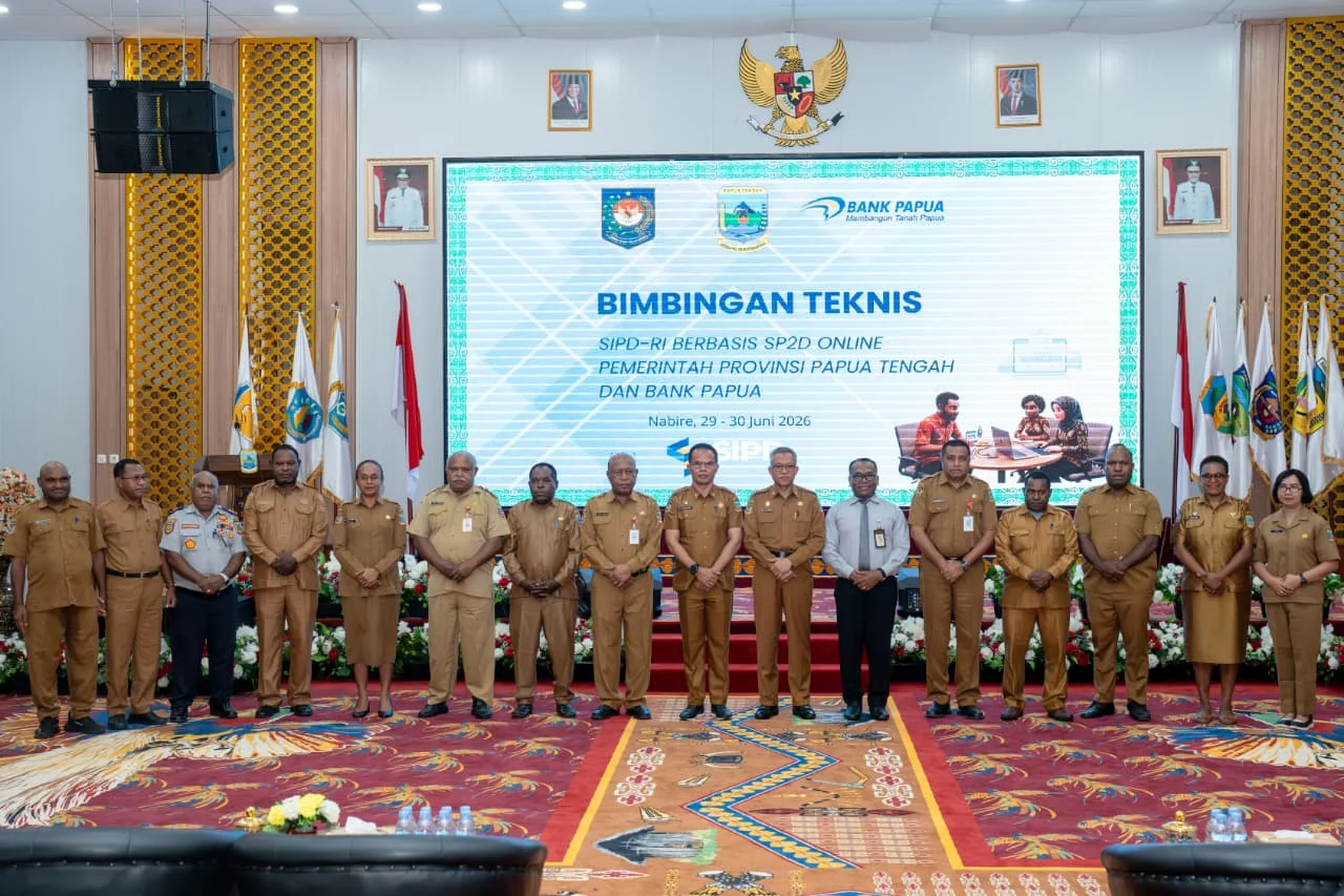 Pemprov Papua Tengah Dorong Digitalisasi Keuangan Daerah Melalui Implementasi Sipd-Ri Berbasis Sp2D Online