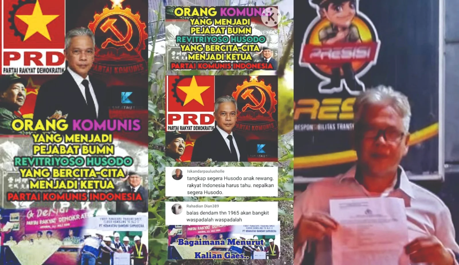 Revitriyoso Husodo: Stop Pembunuhan Karakter, Dukung Program Ekonomi Prabowo-Gibran