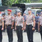 96 Personel Polresta Sorong Kota Naik Pangkat Pada Peringatan Hut Bhayangkara Ke-80
