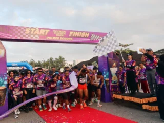 Polda Pbd Pererat Kebersamaan Dengan Masyarakat Melalui Polwan Fun Run 2026