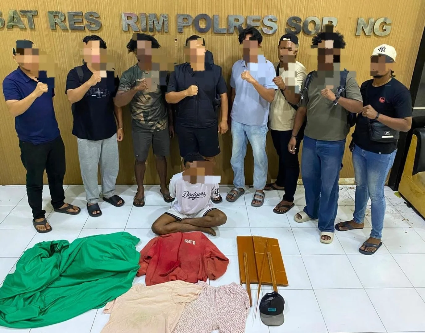 Remaja Pelaku Curas Ditangkap Tim Resmob Polres Sorong