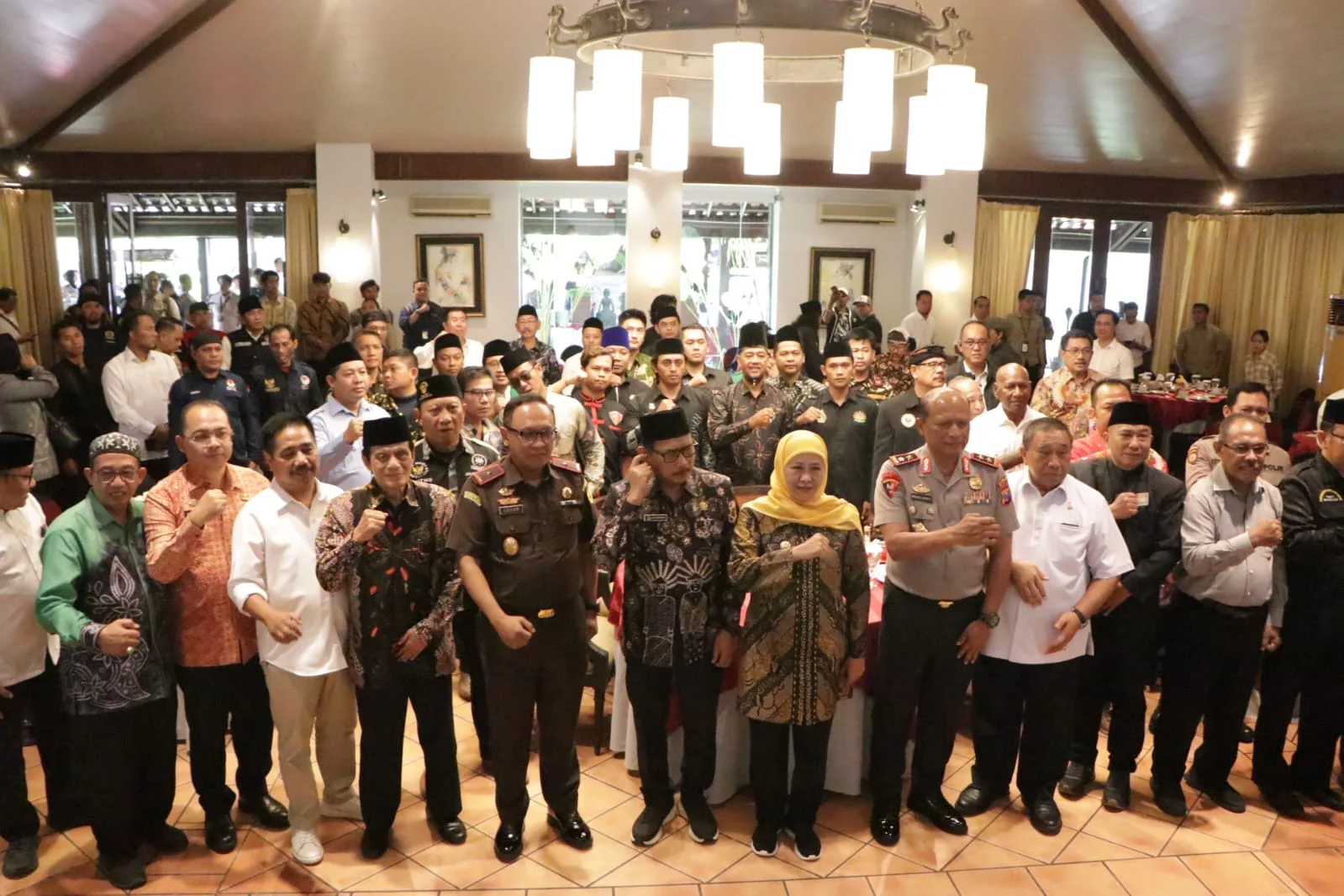 Bantah Isu Kerusuhan, Forkopimda Dan Ormas Jatim Gelar Deklarasi Damai Surabaya 2026
