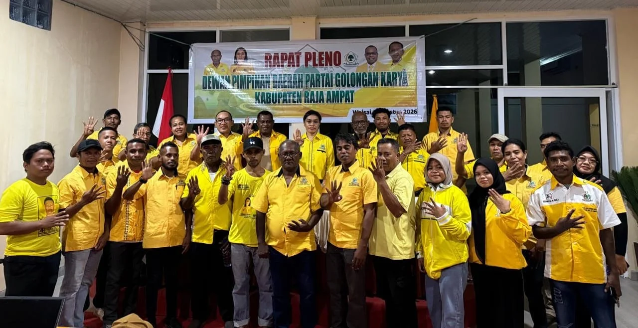 Golkar Raja Ampat Mantapkan Musda V, Kader Diajak Bersatu Rebut Kembali Kejayaan Partai