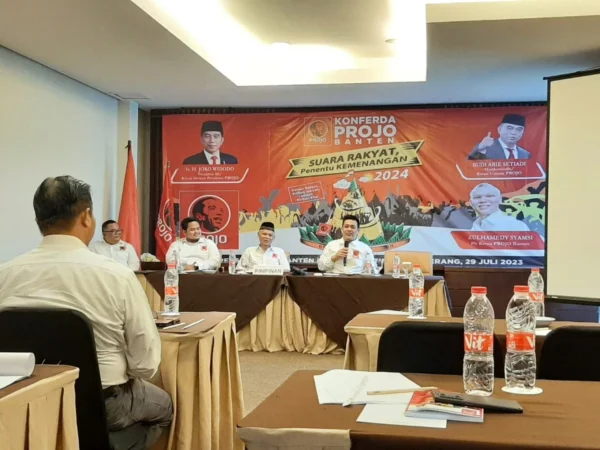 12 Tahun Berjalan, Projo Banten Yakin Siap Jadi Partai Politik Mandiri Pada 2029