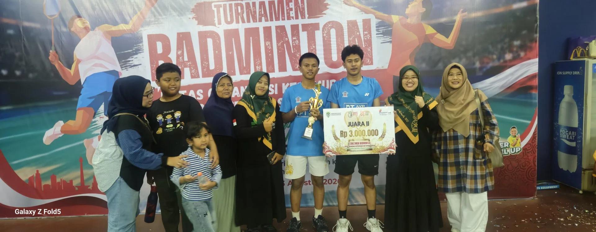 Toreh Prestasi Nasional, Pw Fatayat Nu Banten Sabet Juara 2 Ganda Putra
