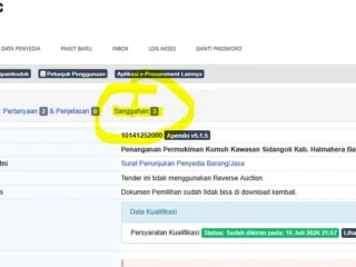 Ada Apa Di Balik Tender? Pokja Ukpbj-Pkp Diduga Lewati Masa Sanggah Untuk Mengunci Pemenang